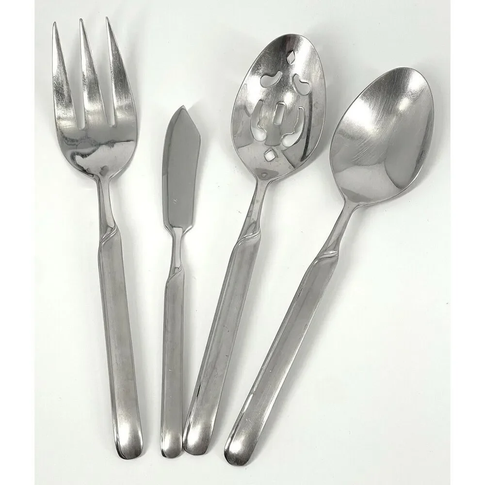 J A Henckels Zwilling Synergy Stainless Serving Set Spoons Fork Butter Spreader